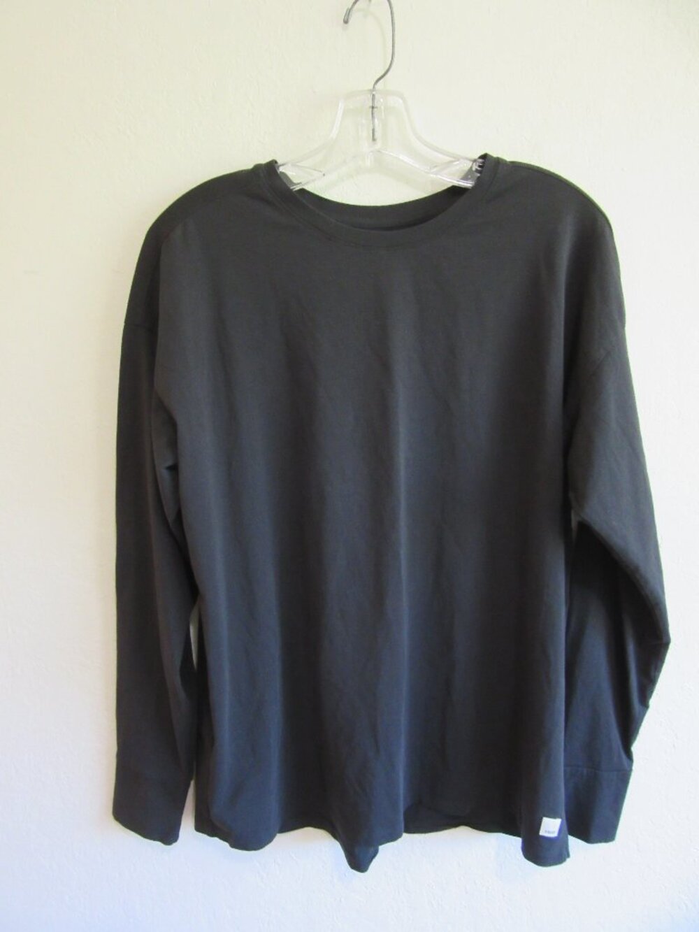 VUORI Men's Black S Long Sleeve Pullover Activewear Top